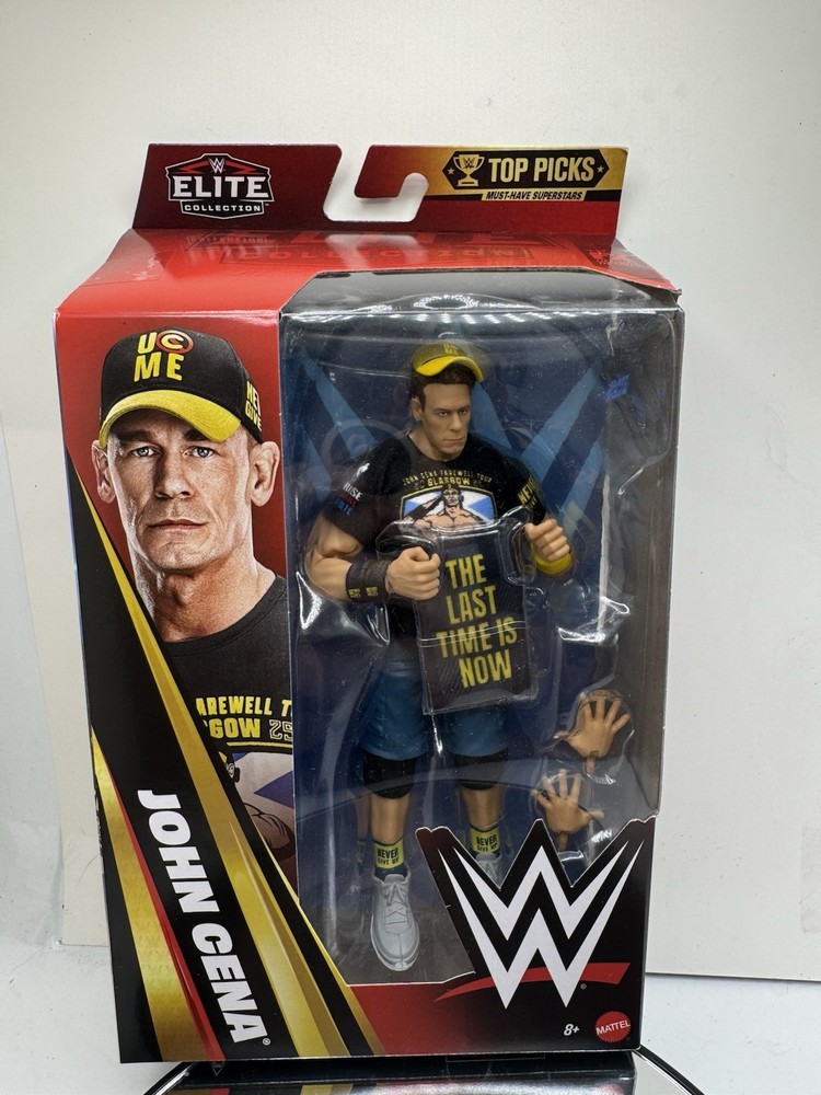 WWE Elite Top Picks 2026 John Cena 6″ Figure The Last Time is Now Shirt Figure