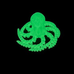 10.6inch 3D Printed Octopus Model,Articulated Animals Figure,Toys Home Decor