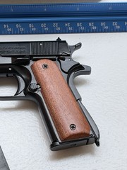 2025 Alloy Army Colt 1911 Shell Eject COLLECTOR Toy Gun 1:2 black wooden handle
