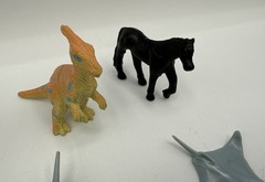 Lot Of Plastic Rubber Metal Dinosaur Shark Figures ANIMALS & OTHER Toys Vintage