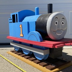 Thomas The Tank Engine Prop Handmade Parade Company Custom Sculpt Foam Train!