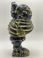 Big Boner (Black & Gold) 8″ Sofubi Fig. by Ron English x BlackBook Toys