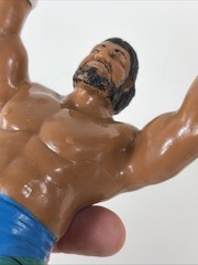 WWF LJN Superstars 1989 Haku Black Card Wrestling Action Figure WWE