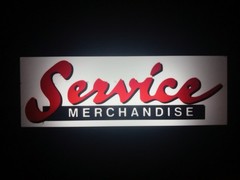 Retro Service Merchandise logo Light Box sign 10″ lightbox sign retro logo