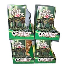 THE WIZARD OF OZ OOSHIES SET OF 4 DOROTHY TIN MAN COWARDLY LION & SCARECROW.