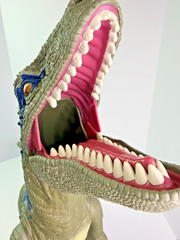 Jurassic World Super Colossal Velociraptor Blue 3.5 ft
