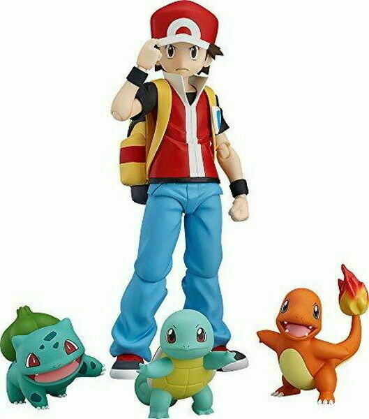 Max Factory figma Pokemon Red Trainer No.356 Pocket Monster Action Figure JAPAN