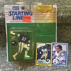 Vtg 1990 Starting Lineup Mike Merriweather Minnesota Vikings Action Figure READ