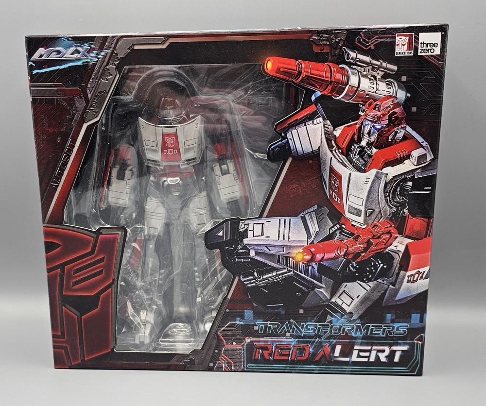 Transformers MDLX ThreeZero Red Alert Action Figure Complete