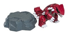 Groudon TOMY Pokemon Figure CGTSJ 2003 Nintendo 2″ w/ Base – Vintage Authentic