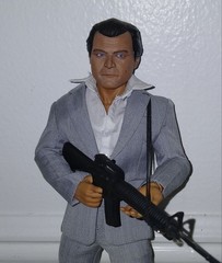 1/6 Custom Grand Theft Auto V GTA Michael de Santa GRAY SUIT action figure