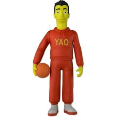 Yao Ming Simpsons Action Figure Greatest Guest Stars Series One Neca