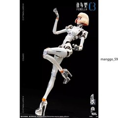 GUKE Studio GK01FEC3 AI Agent-Femella C3 1/12 Action Figure Model Toy Gift 17cm