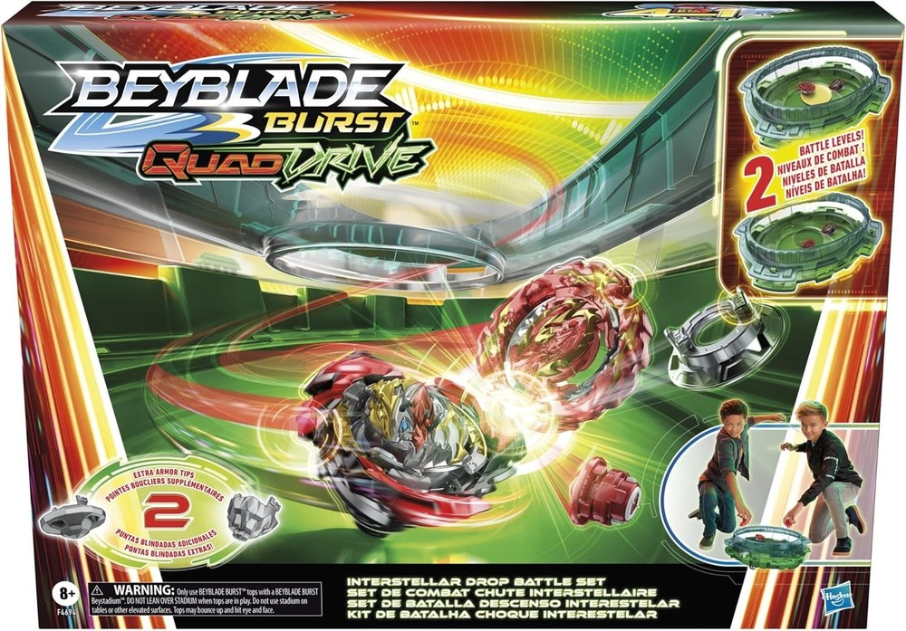 Beyblade Burst QuadDrive Interstellar Drop Battle Beyblade Launcher