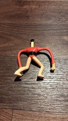 Action Figure Plastic Character Toy Loose Red Beige Black Yellow