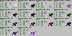 Megalania TOP STATS 14 Colors Ark Survival Ascended ASA PVE (PC/Xbox/PS）