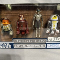 Disney Star Wars Droid Factory AHSOKA 3.75″ Figures C1-10P C4-R4C RD-3 Huyang