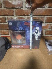 Set Of 3 Friday The 13th Jason Voorhees Collector Box, Hat And Neck Gaiter.
