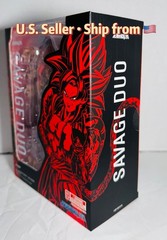Dragon Ball Z Gogeta Super Saiyan 4 SSJ4 SAVAGO DUO Action Figure – US STOCK