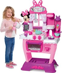 Minnie Mouse Kitchen Play Set Kids Girls Pink Pretend Toys Children Toddler Gift