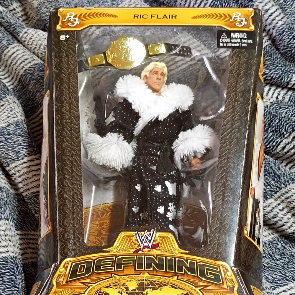 Mattel Ric Flair Defining Moments WWE Action Figure CDL67 8in With Belt
