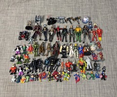 Super Hero Mixed Mega Action Figure Lot Of Many, Batman, Marvel DC