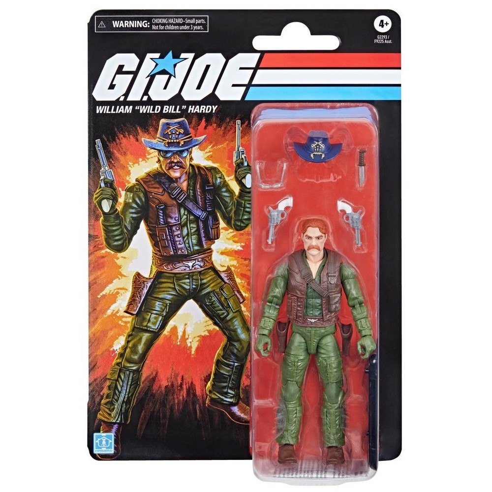 G.I. Joe Classified Series Retro Cardback William Wild Bill Hardy 6″ Figure