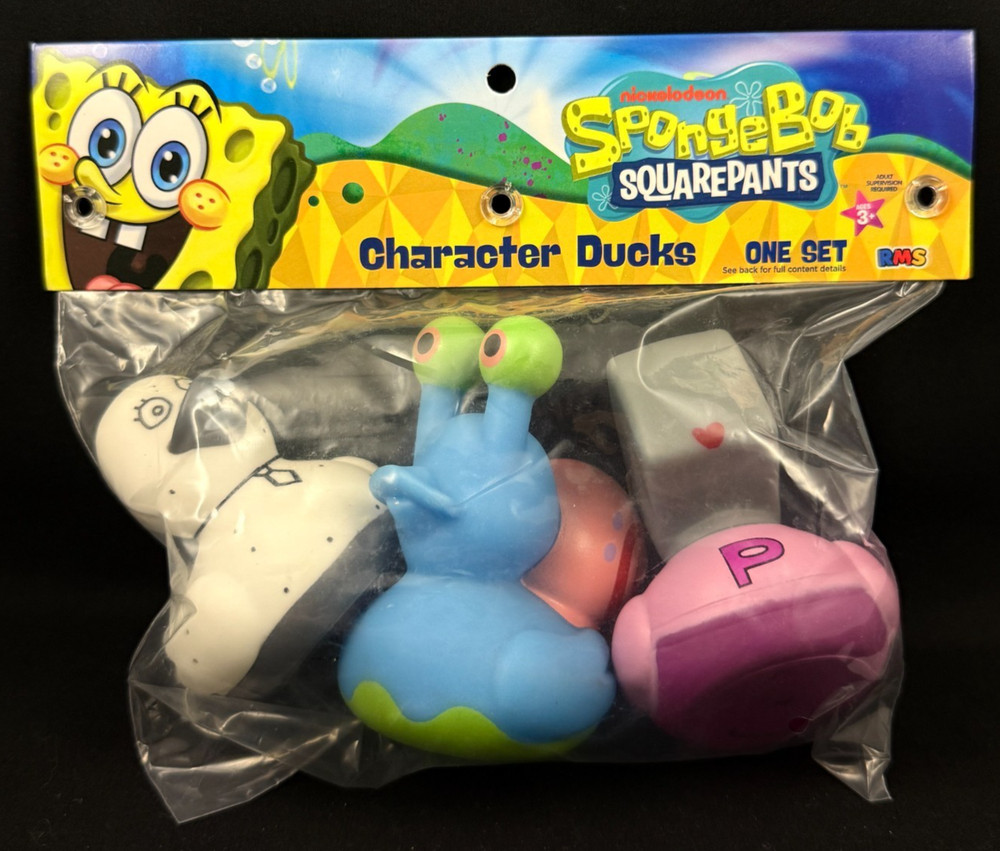 SpongeBob SquarePants – Character Ducks – Approx. 2.5″ – 3.25″ High – 3 Pack – A