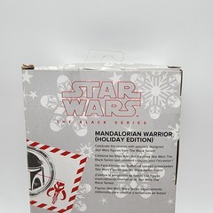 Hasbro Star Wars Mandalorian Warrior Holiday Edition Black Series NEW/SEALED