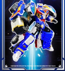 Metal Cardbot S BLUE COP S Police Car Transforming Robot Figure Car Toy 2024
