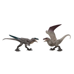 Jurassic World Rebirth Mutadon Destruction Pack, 2 Dinosaur Toys, Damage & Wing