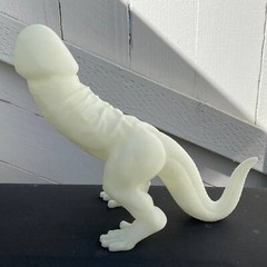 Glow In The Dark! Dino-Dick Dickasaurus Rex Bachelorette Party Gift Funny Prank 