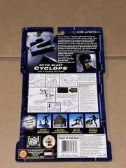 Cyclops X-Men 2 United Movie Action Figure Optic Blast Toybiz Xploding Gun Base
