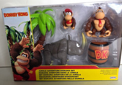Jakks Pacific Donkey Kong Jungle Adventure Diorama Figure Set – NEW