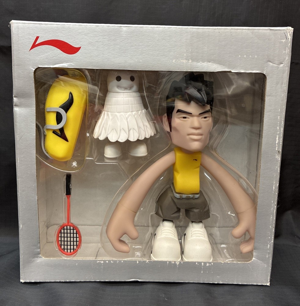 Lin Dan Limited Edition Li Ning Toy Figure Box Damage