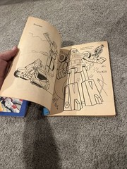1986 Kenner park toys mask coloring book 1985 Tonka Gots coloring book