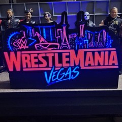 WWE Mattel WrestleMania 42 Vegas Logo Sound Reactive USB Lightbox Accessory