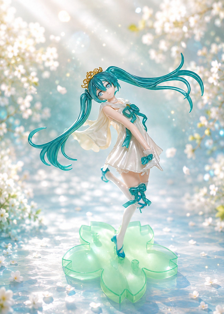 Japan Anime Figure Vocaloid Hatsune Miku Gold Crown