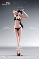 1/12 Female Seamless Body Flexible Pale Medium Bust For 6″ Action Figure Doll