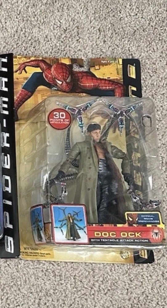Spider-Man 2 Doctor Octopus (Doc Ock) tentacle Action Figure toybiz marvel tobey