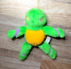 VTG 1989 TMNT Donatello Plush Ornament Ace Novelty Mirage Studios Turtle