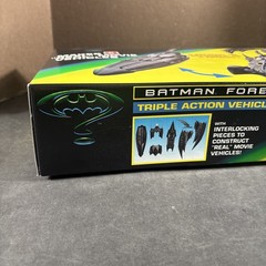 1996 BATMAN FOREVER BATMOBILE TRIPLE ACTION VEHICLE SET NEW SEALED BATWING KENNE