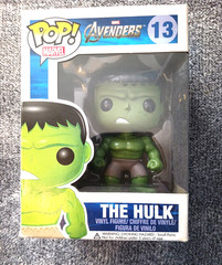 Funko Pop Marvel Avengers The Hulk #13 Bobblehead 2012 Vaulted Damaged Box