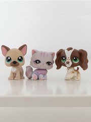 Authentic Littlest Pet Shop LPS Lot of 29 Hasbro Figures Cocker Spaniel #156