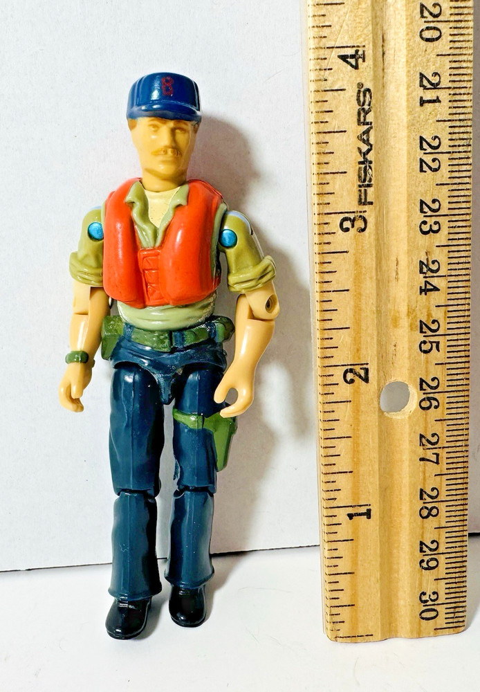 GI Joe Cutter Whale Pilot Action Figure Hasbro 1984 PLZ READ