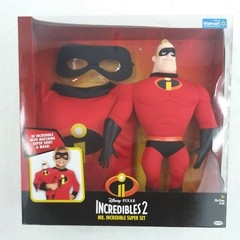 Disney Incredibles 2 Mr. Incredible Super Set Figure Kids Shirt Mask Dress Up