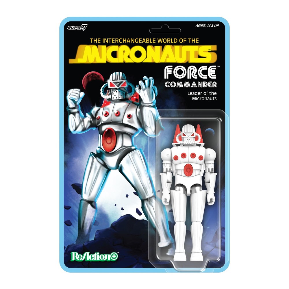 Micronauts ReAction+ Force Commander Action Figure