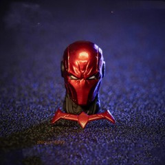 1/12 Red Hood Red Mask Head Sculpt for 12in Action Figure Sodier Body Toy