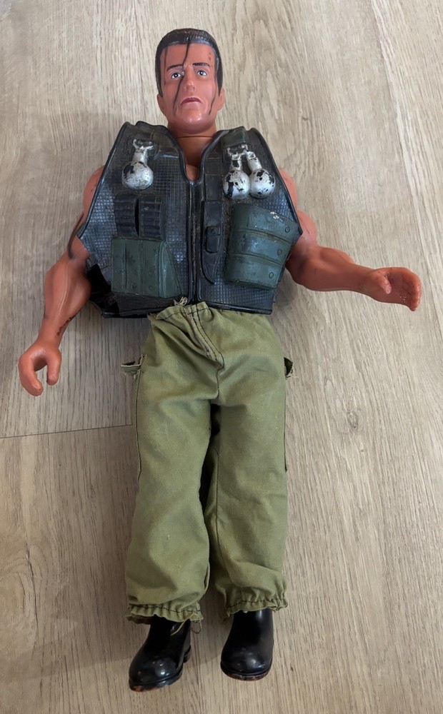 1985 Diamond Toymaker Arnold Schwarzenegger 16” Commando Action Figure 1980s Toy