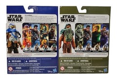 Star Wars Chewbacca & Poe Dameron Armor Up Figures 3.75″ Force Awakens New Lot